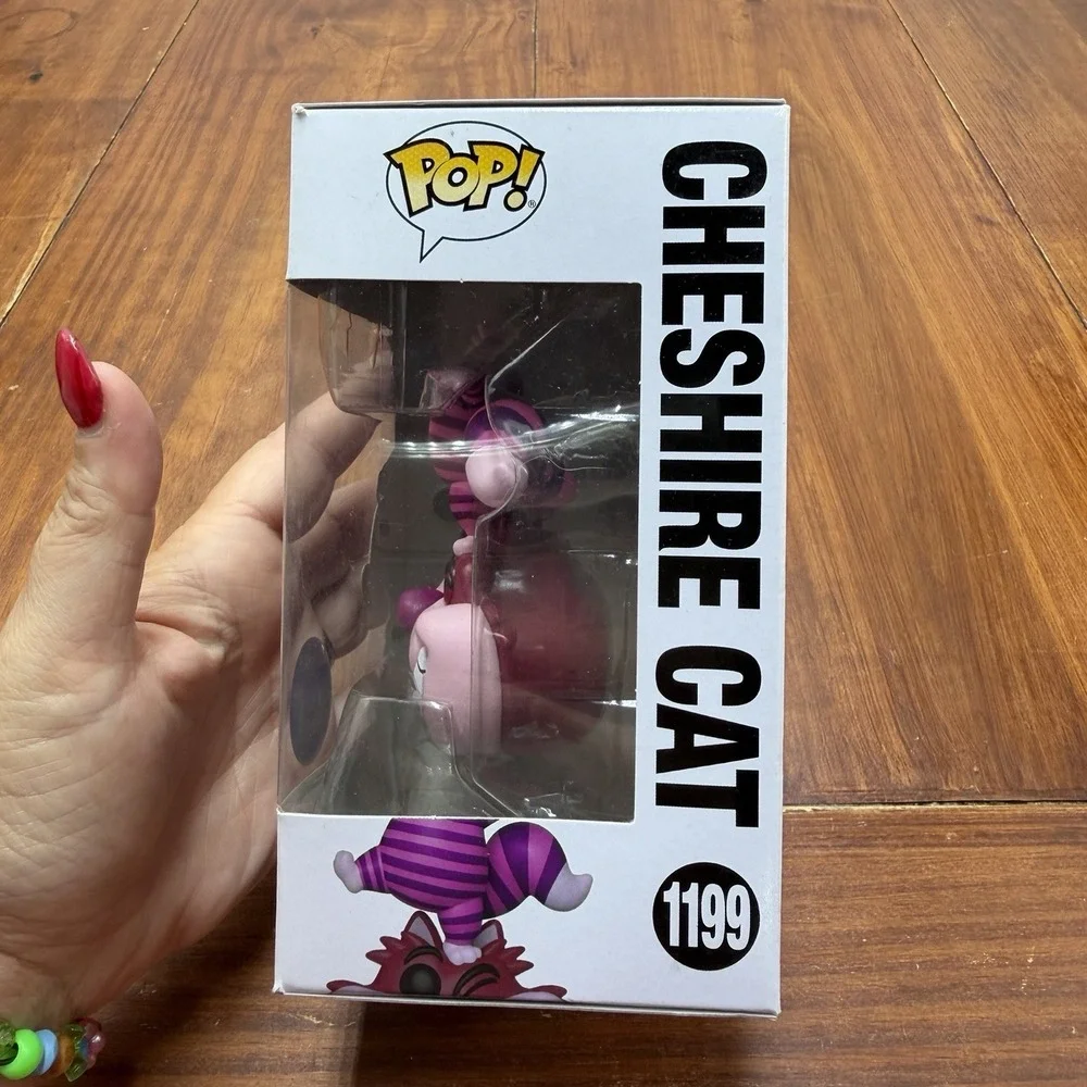 EXCLUSIVE Cheshire Cat Disney Funko Pop #1199 Alice in Wonderland Movies Cartoon